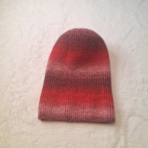 Norla Canada Pom Pom Beanie Striped Knit Sz O/S Alpaca Wool Boho Cabincore Artsy - Picture 12 of 14